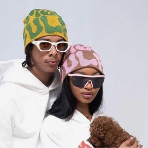 Unisex Streetwear Colorful Beanie,